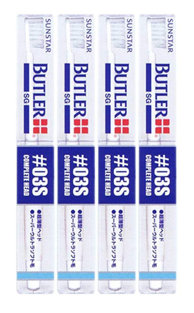 

BUTLER #03S Soft Toothbrush, 4 pcs