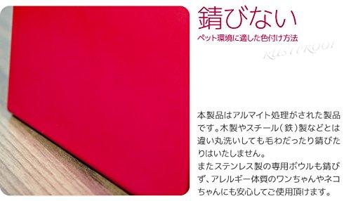 MATUMI Hours Food Bowl Stand, Small, Chrome, Made in Japan, Feed Bowl, Dish Stand, Anodized Aluminum Finish, Reduces Leg and Back Pain