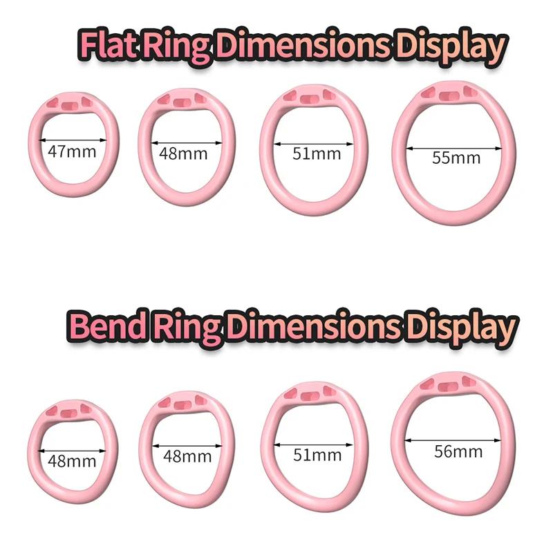 Men Silicone Chastity Cage Cock Lock Penis Ring for Sissy Men Stretcher BDSM Gay Training Anti-Cheating Urethral Lock Cock