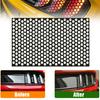 Tail Light Cover Adhesive Easy To Install PVC Black Rear Tail Lamp Honeycomb Sticker for Car