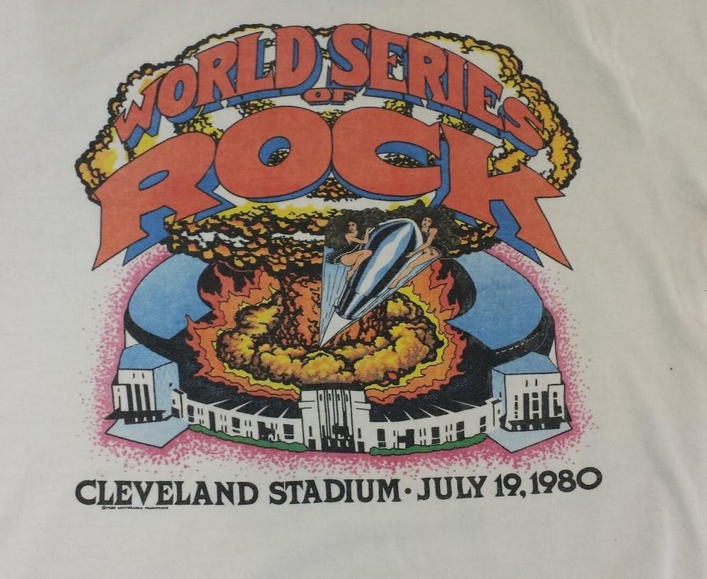 World Series of Rock Concert T-Shirt Bob Seger Def Short Sleeve All Size Shirt Unisex T-Shirt L