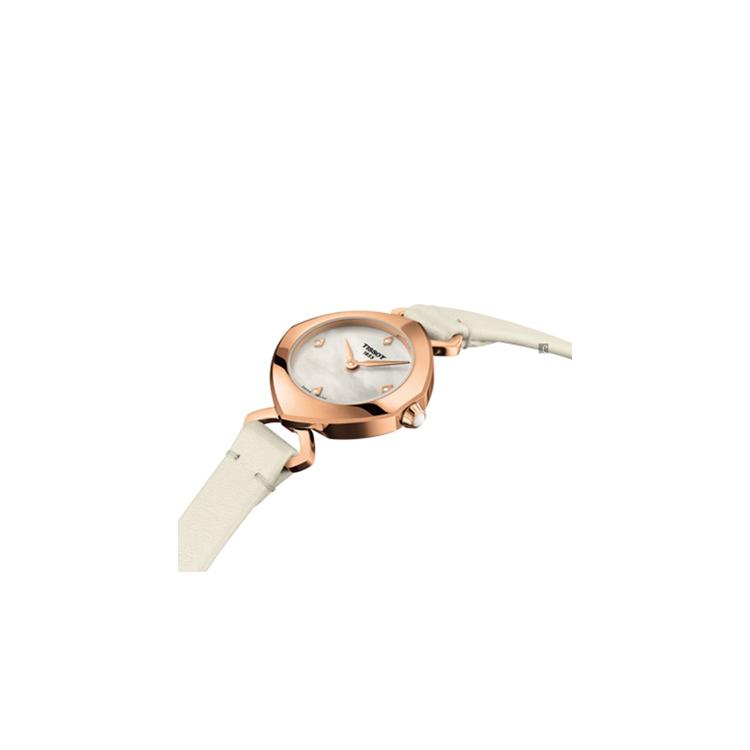 TISSOT Yiting Collection Quartz Movement Women's Watch 22.58mm Mother of Pearl Color Watch Dial T113.109.36.116.00