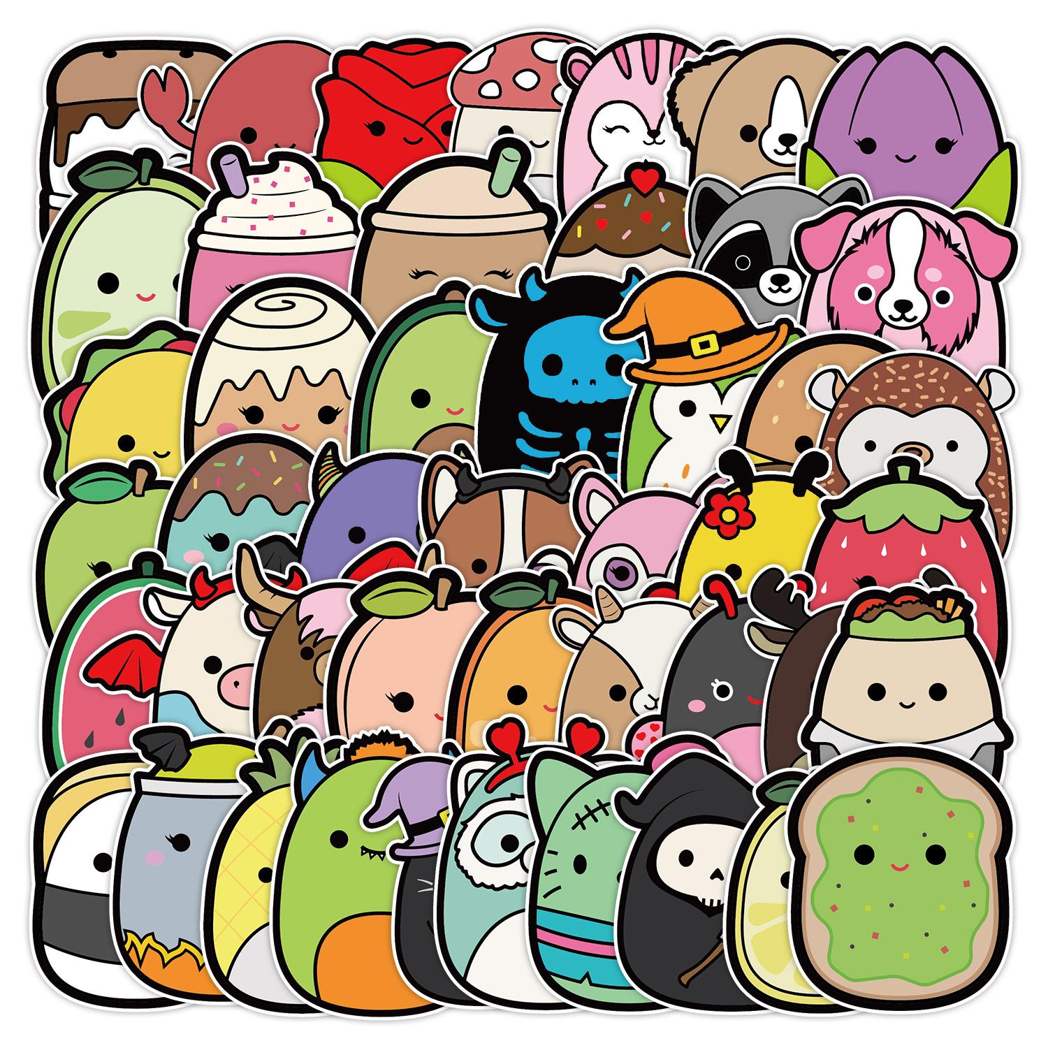 

50 Kawaii Graffiti Stickers Computer Mobile Phone Water Cup Decoration Stickers Notebook Waterproof Creative Hand Note Stickers