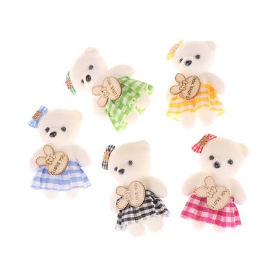 10Pcs/Set Bear Bouquet Small Teddy Bear Couple Bear Gift Packaging Wedding Gift Birthday Present