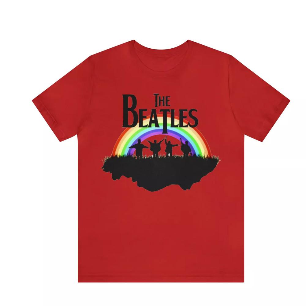 

The Beatles Unisex Tee red Short Sleeve S-5XL CG2291 Unisex T-Shirt S