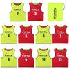 FINTA Reversible Junior Size of FT3028 Yellow X Red Bibs, (Set 10) (4171)