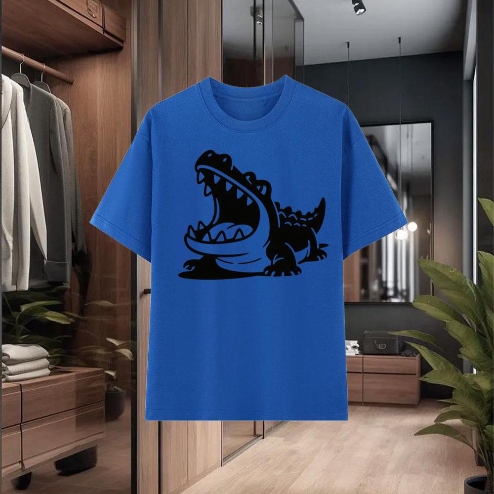 Men's Short - Sleeved T - Shirt Made of 100% Pure Cotton Summer-Appropriate Style with Loose Fit Realistic Simple Design Style