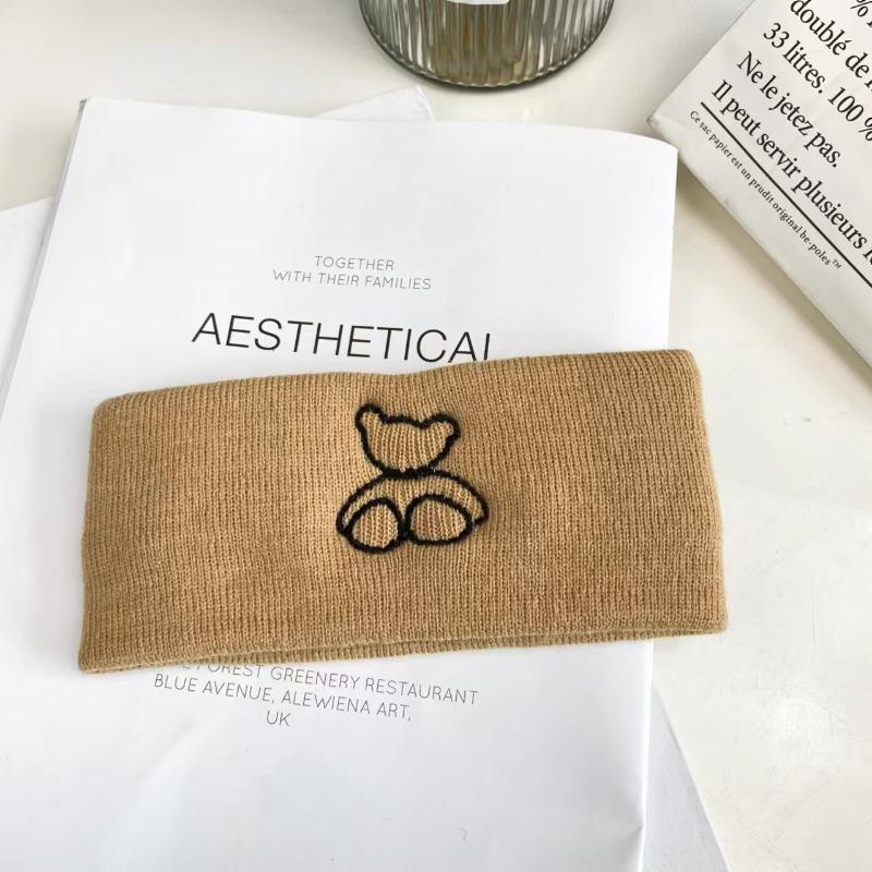 Autumn and winter daily wear fashion headgear headband knitted headband hair band warm forehead protection sports headband headscarf