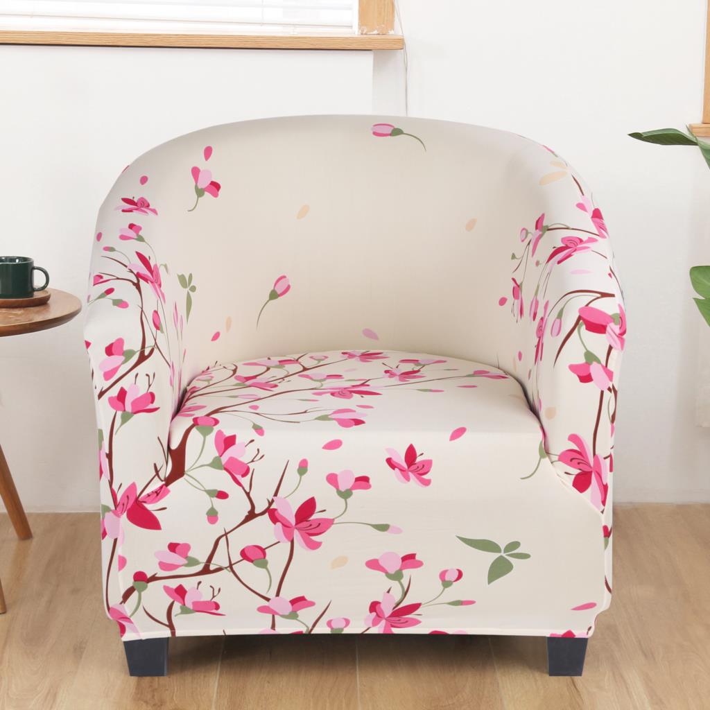 Spandex Coffee Tub Sofa Couch Cover Armchair Seat Protector Washable Dust-proof Furniture Slipcover for Banquet Bar High Stretch
