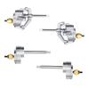 Aluminum Straight Axles Change To Portal Front Rear Axles For 1/18 RC Crawler TRX4M Ground Clearance+8.1MM DIY Kit