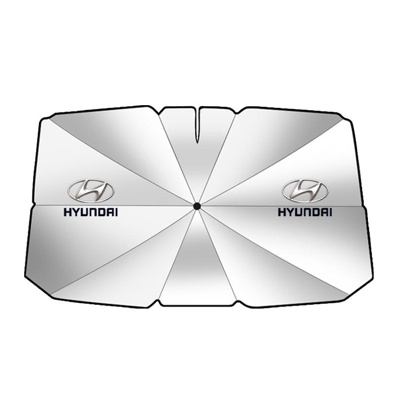 Hyundai Zonnescherm: Warmte-isolerende Voorruithoes voor Elantra, Sonata, Lingdong, ix35, Mistra, Santa Fe, Tucson.