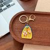 Creative Swimming Keychain Anti-scratch Pool Key Ring 1 PCS Lightweight Pendant for Car Key Bag Summer Party Gift