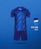 Custom Digital Print Quick-Dry Sports Jersey & Shorts Set - Breathable Summer Football Uniform