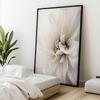 Delicate White Dahlia Delicate White Dahlia, 30X40 Cm, Dark Brown Wooden Frame, 230 Gsm Matte Paper
