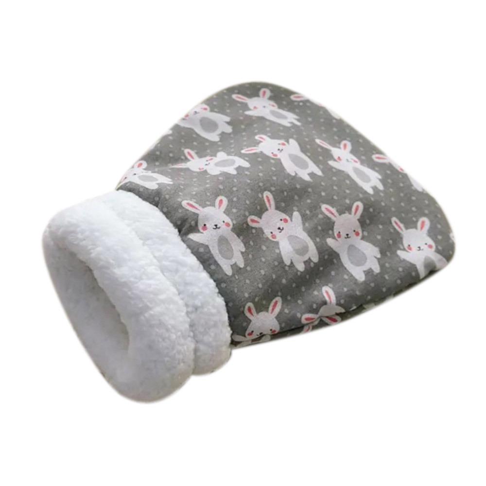 

Plush Cat Cave Bed Cartoon Cat Nest Mat Creative Pet Snuggle Sack Pet Supplies Grey/30*25cm