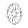 160mm Scheibenbremse Rostfrei Geräuschlos Hohl Leicht Edelstahl Fahrrad Bremsscheibe für Rennräder