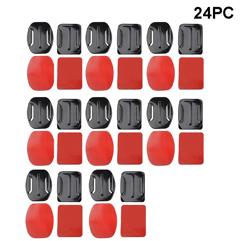 Curved Flat 3M Adhesive Mounts Sticker Mount Set For GoPro Hero 10 9 8 7 6 6 Xiaomi Yi 4K SJCAM Go Pro Action Camera Accessories