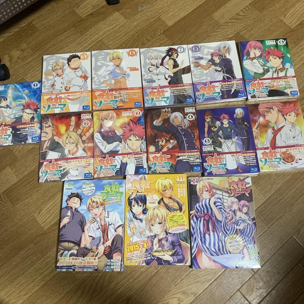 [USED] Food Wars!: Shokugeki no Soma Blu-ray Second Plate Season 1 Season 2 OVA