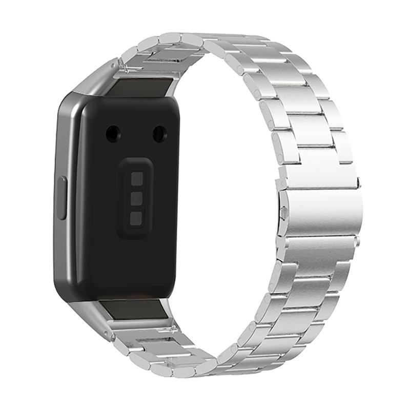 Premium Stainless Steel 3 Beads Accurate Cutting Process Replacement Bracelet Wristband Watch Band for Huawei Honor 6/Huawei Band 6