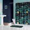Celestial Starry Nights Shower Curtain & Bath Mat Set - Mystical Witchy Bathroom Decor