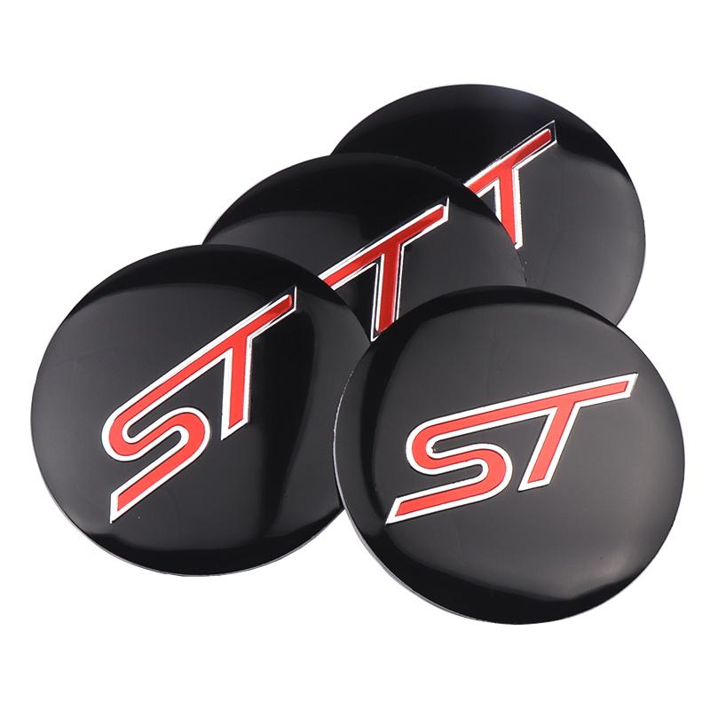 4Pcs 54mm/56mm/60mm For Ford Original Hubcaps Car Wheel Center Covers Decoration Sticker ABS Auto Hub Caps Emblem Replacement
