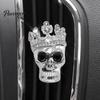 Car Scent Diffuser Accessories Crown Skull Air Freshener Vent Clip, Fragrance Diffuser, Metallic Clip Gothic Auto Interior Decoration Accessory