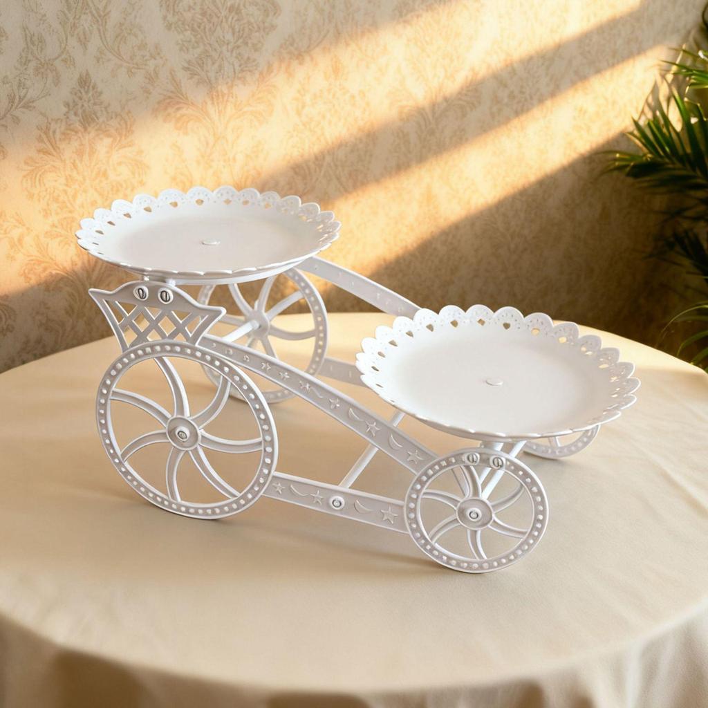 High-End Plastic Dessert Stand for Snack Display and Storage - Ideal for Weddings and Christmas