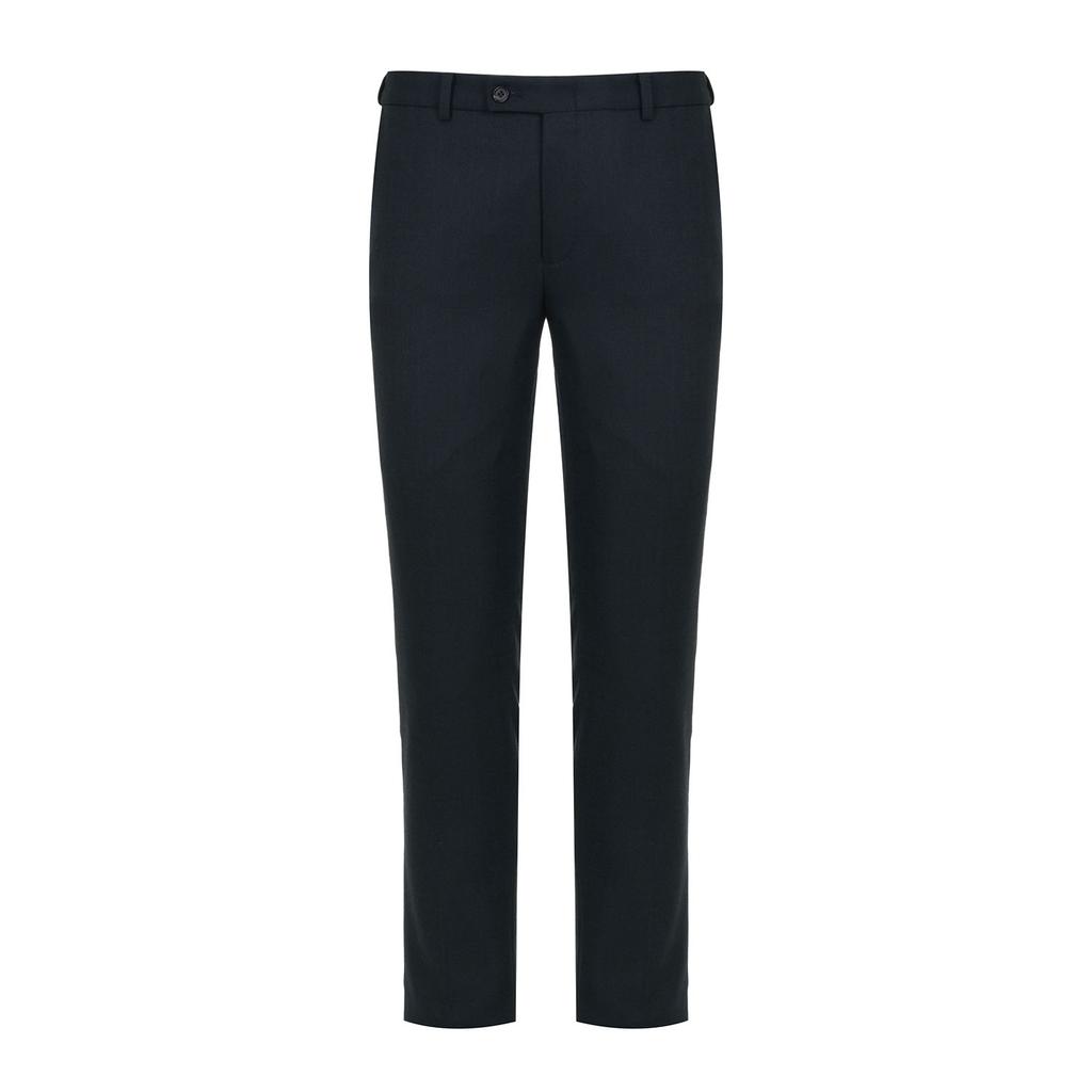 BASSOHOMME Wool Blended Slim Fit Luxe Pants (Wsy1Pt10A)