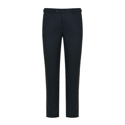 BASSOHOMME Wool Blended Slim Fit Luxe Pants (Wsy1Pt10A)