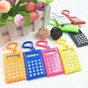 Keychain Electronic Stationery Electronic Calculator Calculator Keyring Biscuit Shaped Calculator