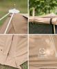 Kleine Base Solo Polycotton TC Military Tent S'more Tent, Tent, (Beige)