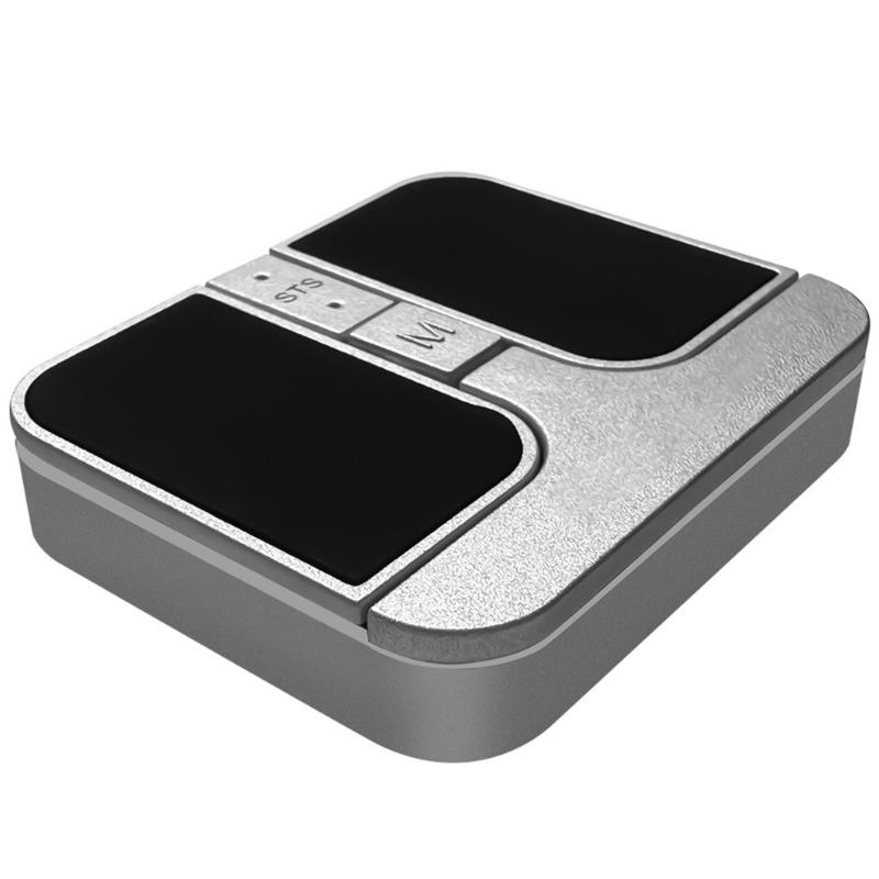 

Silents Mini Square Wireless Mouse Type C Rechargeable Two Mode Bluetooth-compatible Multiple OS Compatibility Precisions Trackings