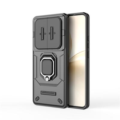 Ring Bracket Phone Case For Realme 14 Pro Case Cover For Realme 14 Pro 5G Global Case Sliding Window Funda Back Cover