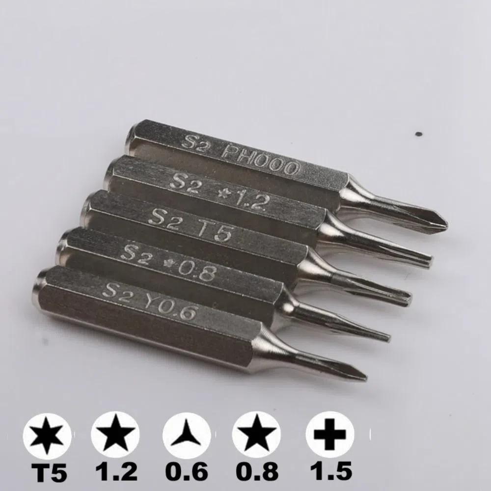 Non-Slip Impact Batch Head S2 Zinc Zinc Alloy Steel Ph2 Screwdriver Bits Set  Mobile Repair
