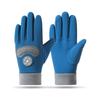 Autumn and winter children's half-finger gloves, velvet warm boys and girls, non-slip half-finger children, student sports riding