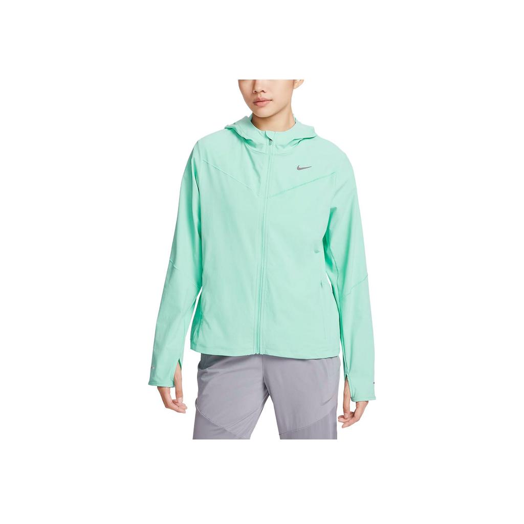 Nike Swift UV Quick-Dry Running Hoodie With Sun Protection Women Tops Emerald-Green FB7481-349
