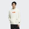adidas Gfx Hood Sport Casual Hoodie Pullover Men Tops White HZ3035