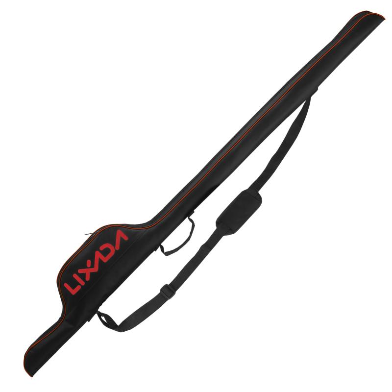 

Lixada Fishing Pole Bag Portable Fishing Rod Case Folding Fishing Pole Holder Large Capacity Rod Tackle Organizer Storage Bag червоний