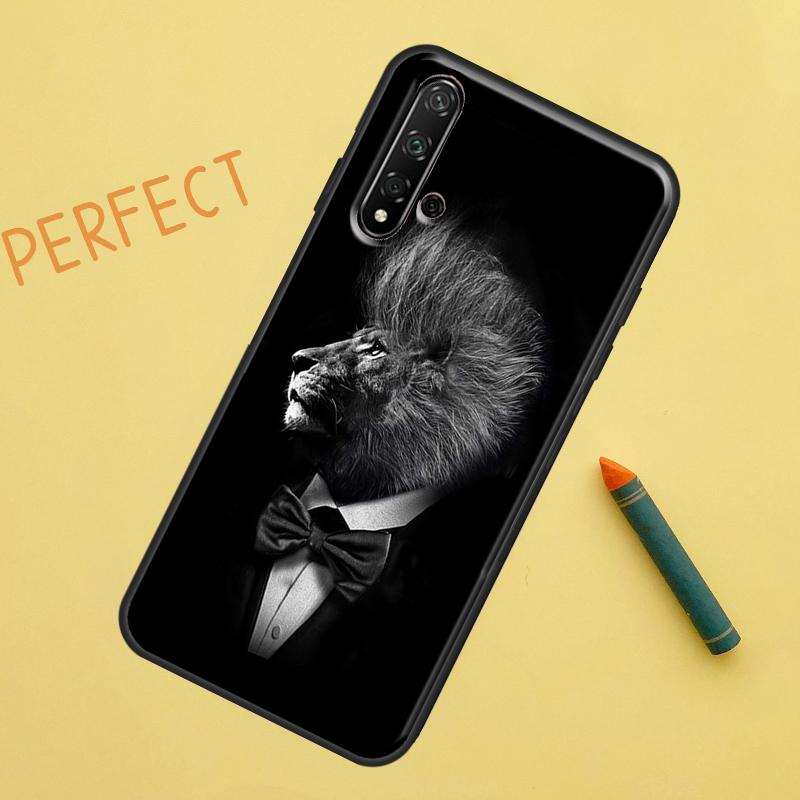 Man Suit Shirt Tie For Huawei Nova 8i 12i 11i 12s Y73 Y72 Y61 Y91 Y90 Y70 Y60 9 10 SE P30 P40 Lite P60 Pro Case