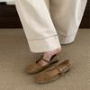 With Skirt Single Shoes Flat Bottom Retro Gentle Grandma Shoes Women's 2025 New Spring Mary Jane Shoes Versatile