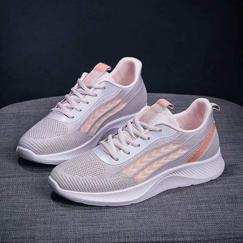 2025 Women's Spring/Summer Flyknit Sneakers - Breathable, Non-Slip Running Shoes with Soft Sole.