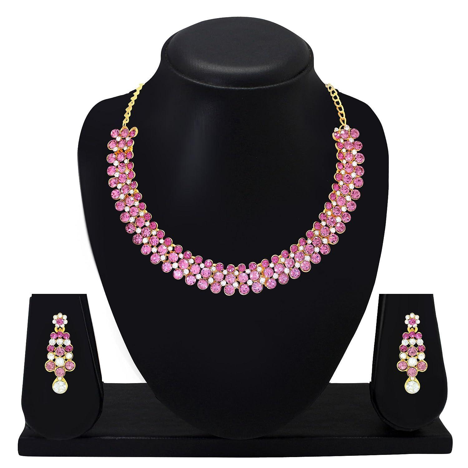 

Комплект ожерелья-чокера из позолоченного сплава Atasi International для женщин