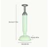 Flexible High-pressure Toilet Plunger, Manual Non-rechargeable Drain Pipe Clog Remover, Durable Plastic Pipe Dredging Equipment