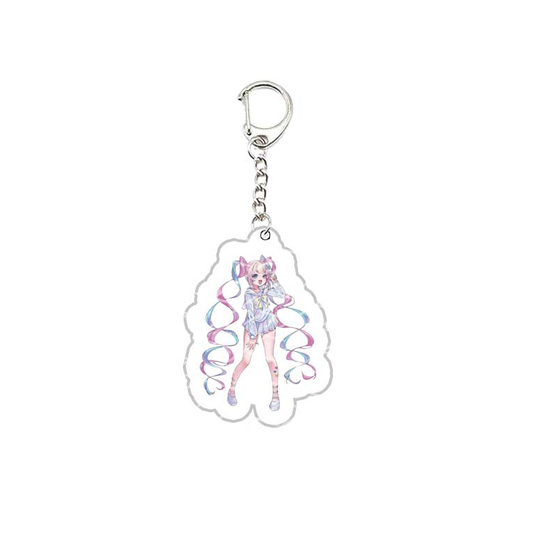 

Acrylic Needy Girl Overdose Game Keychain Pendant Keyring Needy Girl Overdose Key chain Key Ring for Accessories Bag Fans Gift