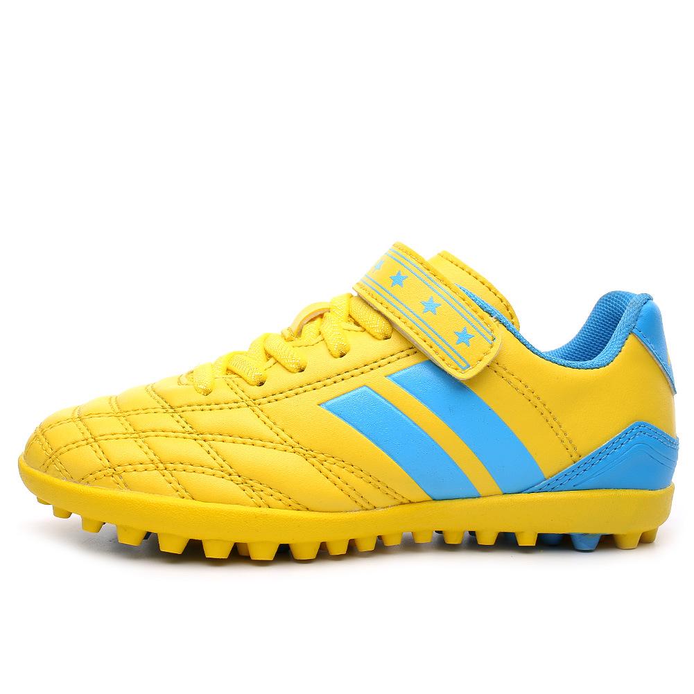 Children'S Football Shoes Tf Broken Nails Boys And Girls Students Training Shoes Velcro Buckle Non-Slip Sports Shoes