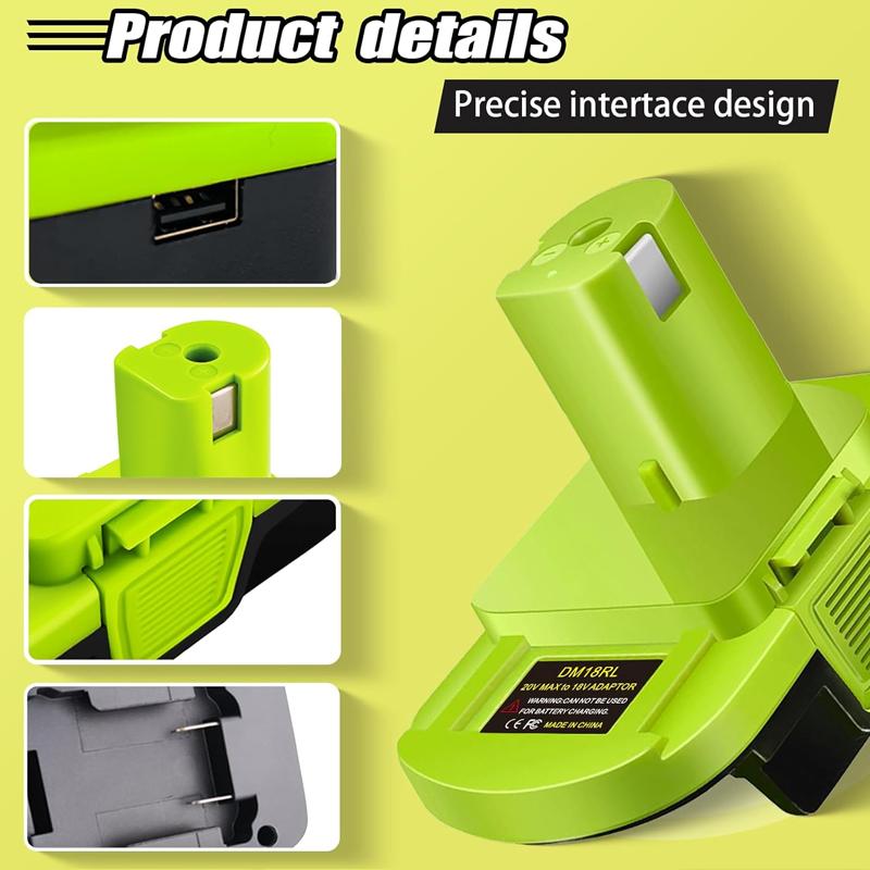 Battery Adapter for Makita to for Ryobi 18V Power Tool Battery Adaptor Convert for Makita18V Battery to for Ryobi 18V Power Tool