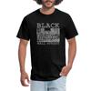 Black Wall Street Unterstützung Schwarzer Unternehmen Herren T-Shirt Unisex T-Shirt