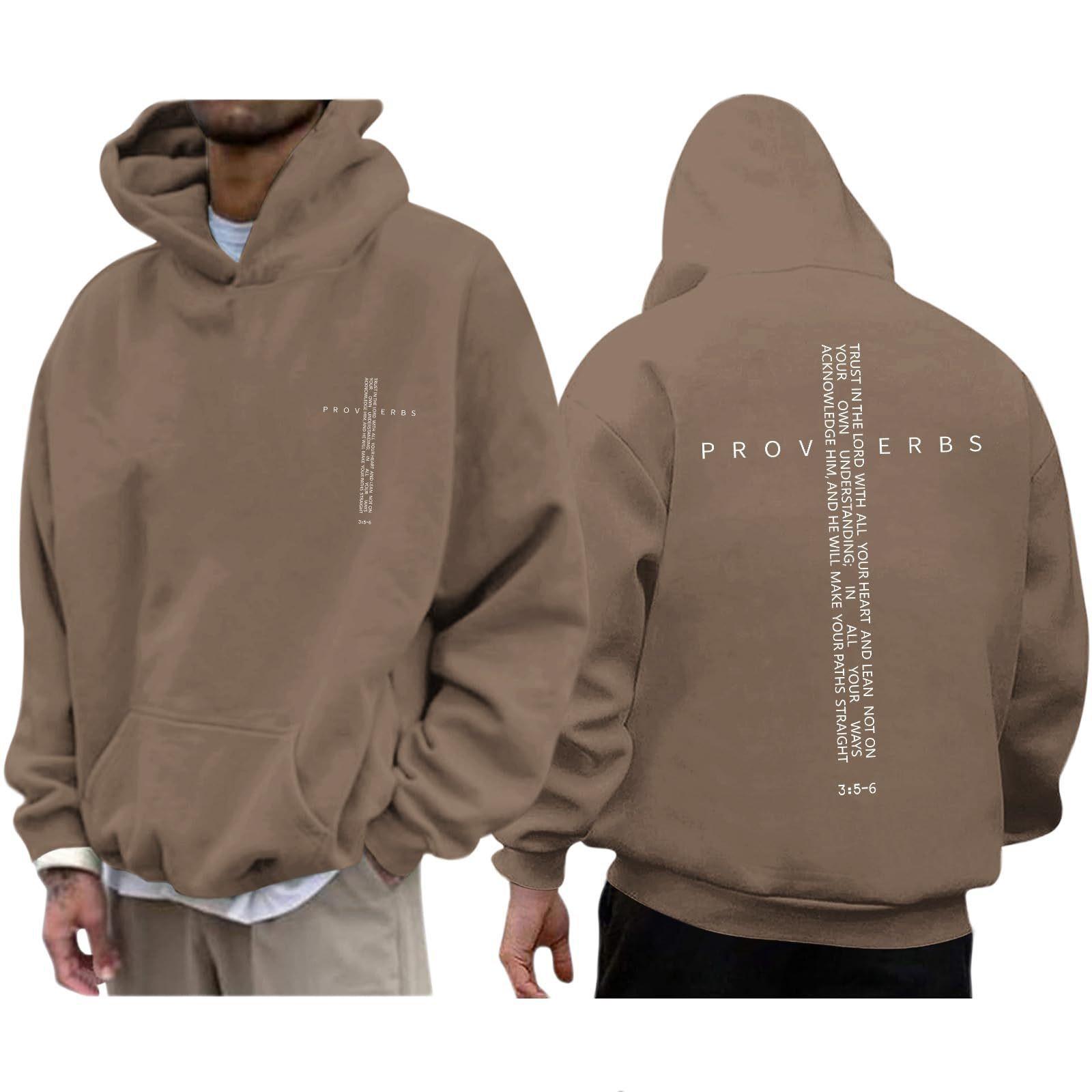 2025 European & American Cross Faith Hoodies: Autumn/Winter Sportswear Sweatshirts XL