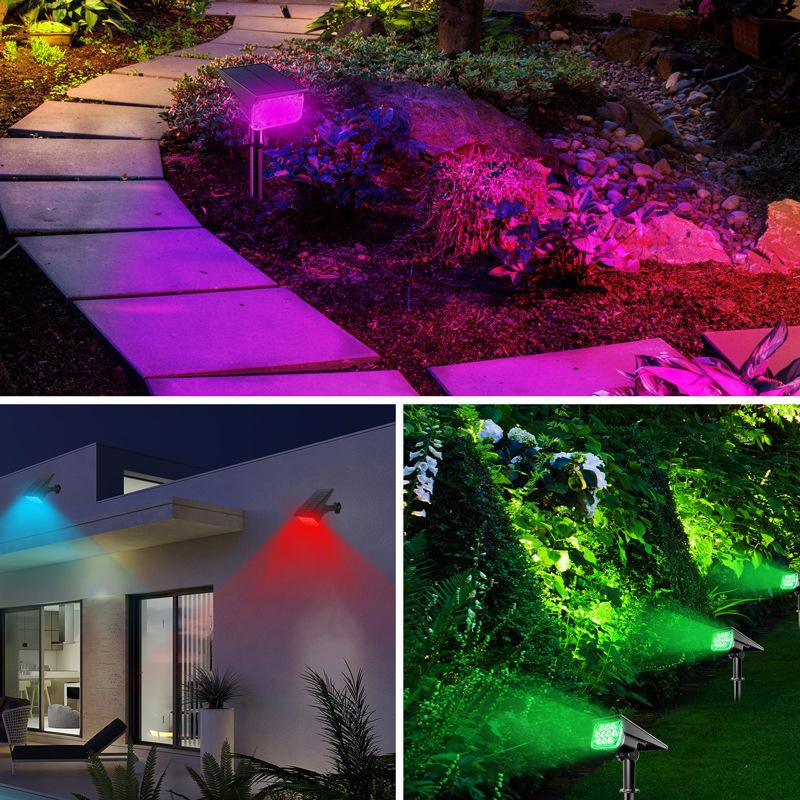 Waterproof LED Solar Garden Spotlight for Trees and Landscapes