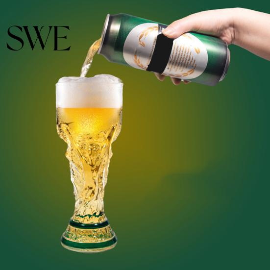 Pohodlné držadlo Pivný pohár Tvar pohára trofeje Kapacita 500 ml Pohár šampióna pre jedinečné športové oslavy Darček pre futbalových nadšencov Ergonomický
